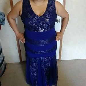 Blue/purple formal dress